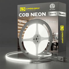 COB Neon Tape Lights- Peel and Stick