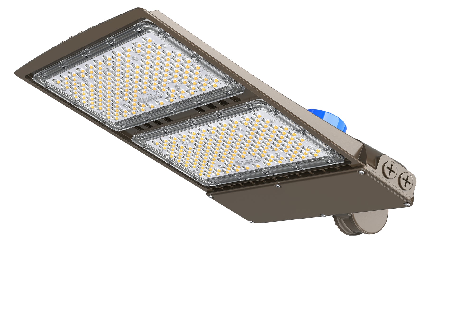 LED Parking Lot Light - Photocell Ready Base, 200W/240W/300W, 5000K, 45000 Lumens, 100-277 VAC, Shorting Cap Included - Lumens Depot