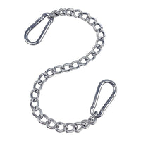1.6ft Stainless Steel Hanging Chains with Carabiners – Secure Mounting Kit for UFO High Bay Lights