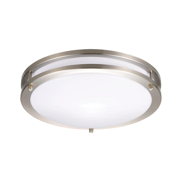 14" Dual-Ring LED Flush Mount Light with 5CCT Adjustable Selector