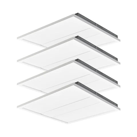 LED Panel/Troffer, 2x2, Adjustable Wattage 20W/25W/30W, CCT Adjustable 3500K/4000K/5000K, 3750 Lumens - Lumens Depot