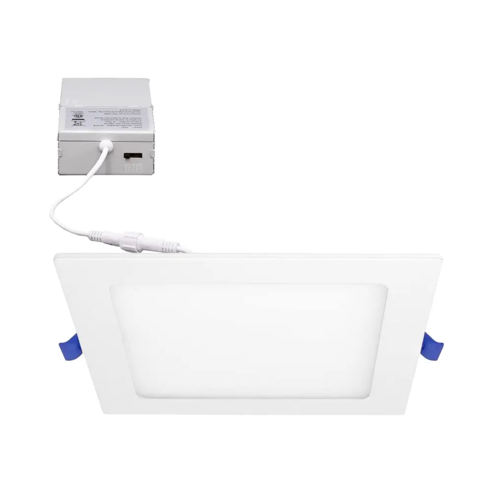 6-Inch Square LED Downlight, 5CCT, 15W, 1100LM, Dimmable