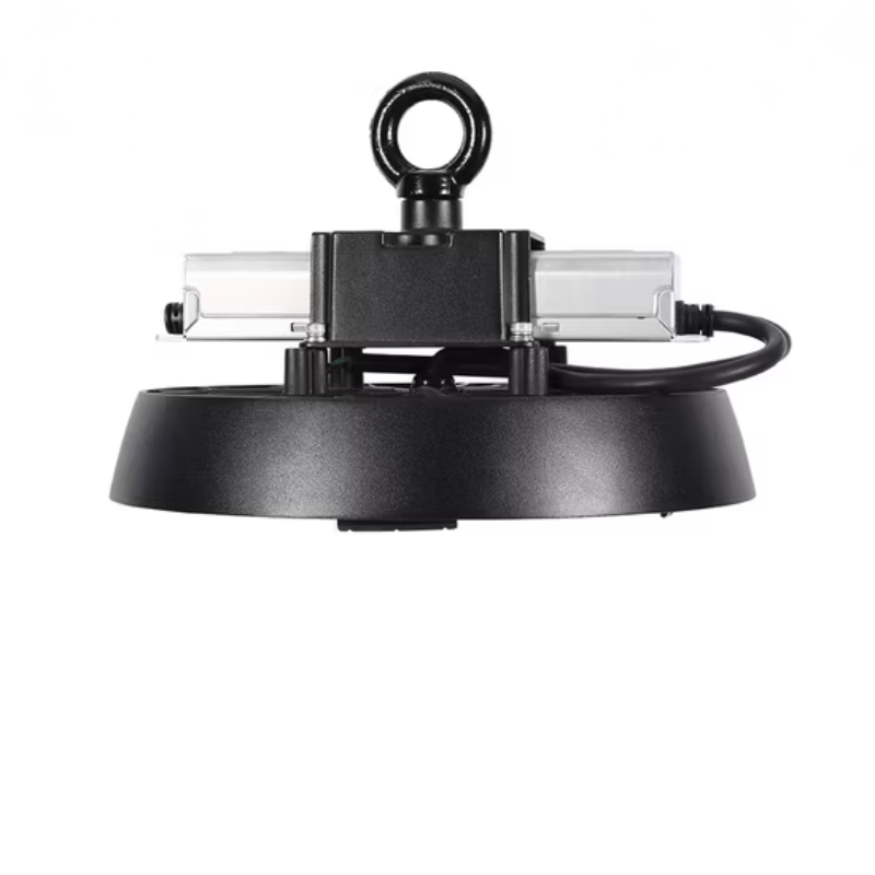 LED UFO High Bay Light - Built-in Sensor Base, 100W, 5000K, 15,100 Lumens, 100-277 VAC, 5ft Wire Included