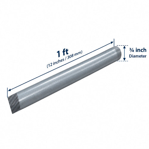 1 ft Straight Swing Pipe, ¾ inch diameter for Explosion-Proof Lights - Lumens Depot