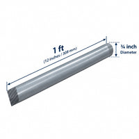 1 ft Straight Swing Pipe, ¾ inch diameter for Explosion-Proof Lights