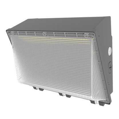 LED Wall Pack Light Built-in Photocell, 120W/100W/80W, 3000K-5000K, 15,600 Lumens, 120-277 VAC - Lumens Depot