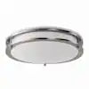 12 in. Round Dual-Ring LED Flush Mount Ceiling Light with 5CCT