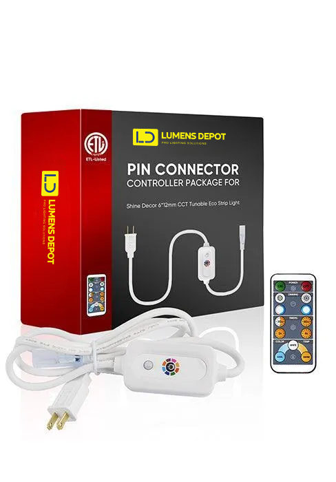 Extra Controller Kit for 110V 7x13mm Eco CCT Tunable White Strip - Lumens Depot