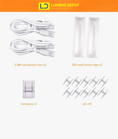 ProSelect 110V LED Strip Light Connector Kit (6x10mm)