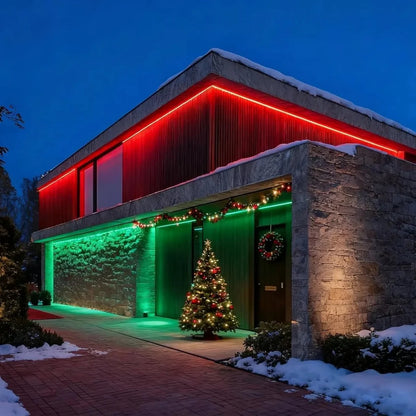 24V Flexible RGB Wall Washer LED Strip Light, IP67, Linear Grazer Light - Lumens Depot