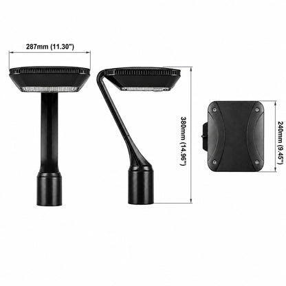 LED Post Top Light, 50W, CCT 5000K, 100-277 VAC, 6,750 Lumens, PC Lens