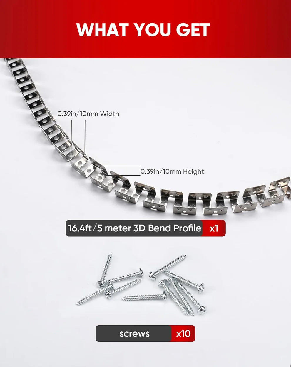 3D Neon Bend Flexible Aluminum Channel – 16.4ft (5M) Profile for LED Neon Rope Lights - Lumens Depot