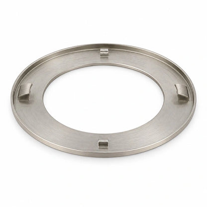 4-Inch Nickel LED Recessed Ceiling Light Designer Trim Ring