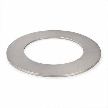 4-Inch Nickel LED Recessed Ceiling Light Designer Trim Ring