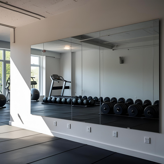 Gym Mirror 84x42 Inches – Full-Length Wall-Mounted Mirror for Home Gyms - Fitness Centers - and Commercial Spaces - Lumens Depot