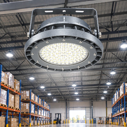 40W LED Explosion Proof Round High Bay Light, C Series, 5000K, 5600 Lumens, 100-277 VAC