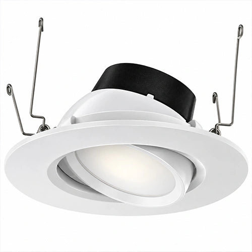 4 Inch Gimbal LED Downlight, 8W, Selectable CCT, 700 Lumens, 120 VAC
