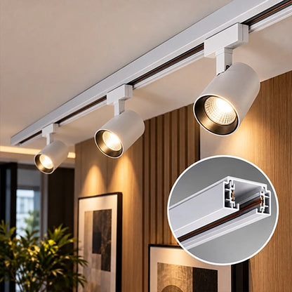 4ft, Halo 3-wire Track Section for Track Lights - Lumens Depot