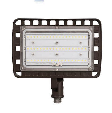 LED Flood Light 1/2" NPT Bracket, 15W/30W/50W, 14,000 Lumens, 5000K, 120-277VAC