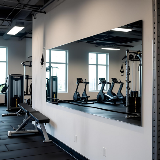 Gym Mirror 56x16 Inches – Full-Length Wall-Mounted Mirror for Home Gyms - Fitness Centers - and Commercial Spaces - Lumens Depot