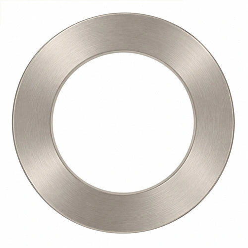 6-Inch Nickel LED Recessed Ceiling Light Designer Trim Ring