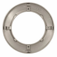 6-Inch Nickel LED Recessed Ceiling Light Designer Trim Ring