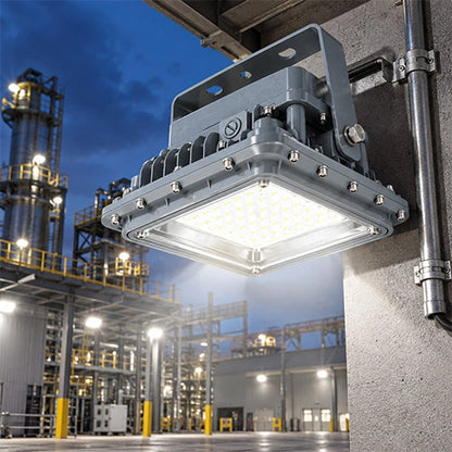 60W LED Explosion Proof Flood Light, D Series, 5000K, 13500 Lumens, 100-277 VAC