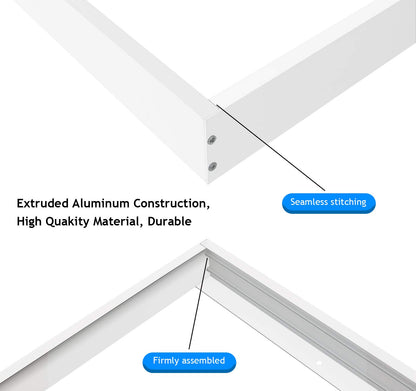 1x4 Aluminum Surface Mount Kit for LED Flat Panels, Edge-Lit & Back-Lit