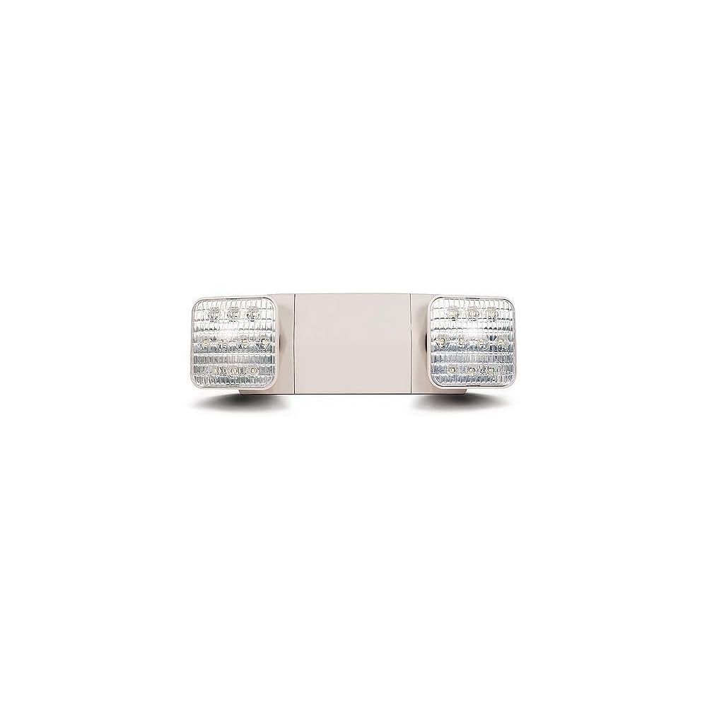 LED Emergency Light, 2 Remote Lamp Heads, 1.2W, 4000K, 120-277 VAC - Lumens Depot