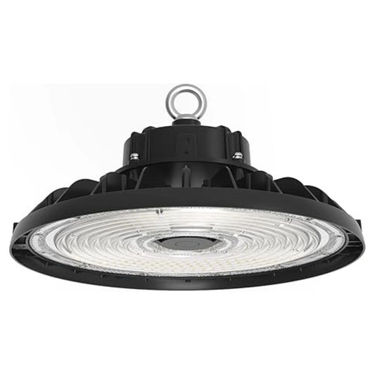 6FT Cord Dimmable Round LED High Bay Light – 240W/200W/150W - Energy-Efficient - High Lumen Output & Haisen 3-Pin Sensor Base
