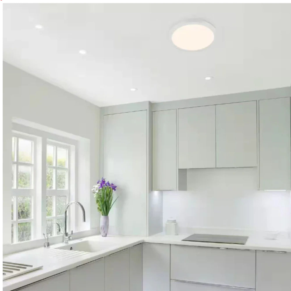 6 Inch Ceiling Light, Surface Mount, 15W, 3000K, 1,050LM, 120 VAC