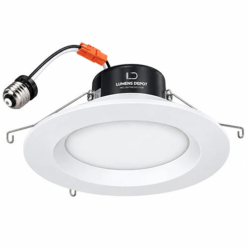 6 Inch LED Baffle Retrofit Downlight, 14W, Selectable CCT, 1,100 Lumens, 120 VAC