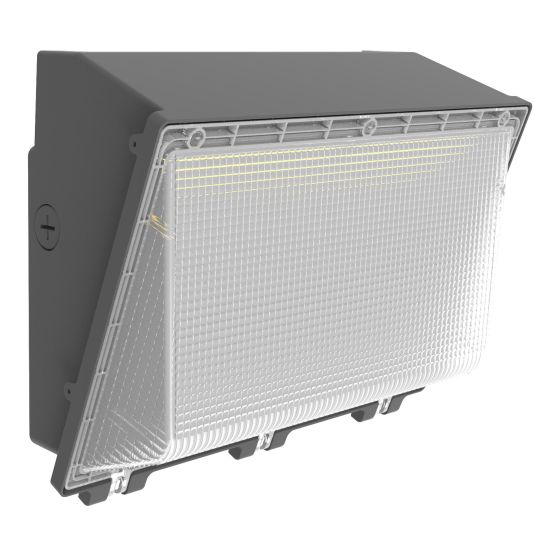 LED Wall Pack Light Built-in Photocell, 120W/100W/80W, 3000K-5000K, 15,600 Lumens, 120-277 VAC - Lumens Depot