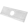New Construction Mounting Plate for 4”/6”/8” Canless Downlights, Slim Downlight Rough-In Plate with Notches, Durable Metal Light Mounting Plate