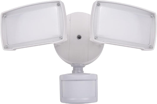 Square Twin Motion Sensor Light-White, 20W, 5000K