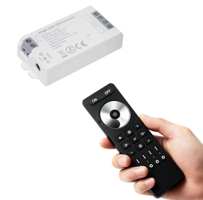 Single White Controller for Submersible LED Strip Light