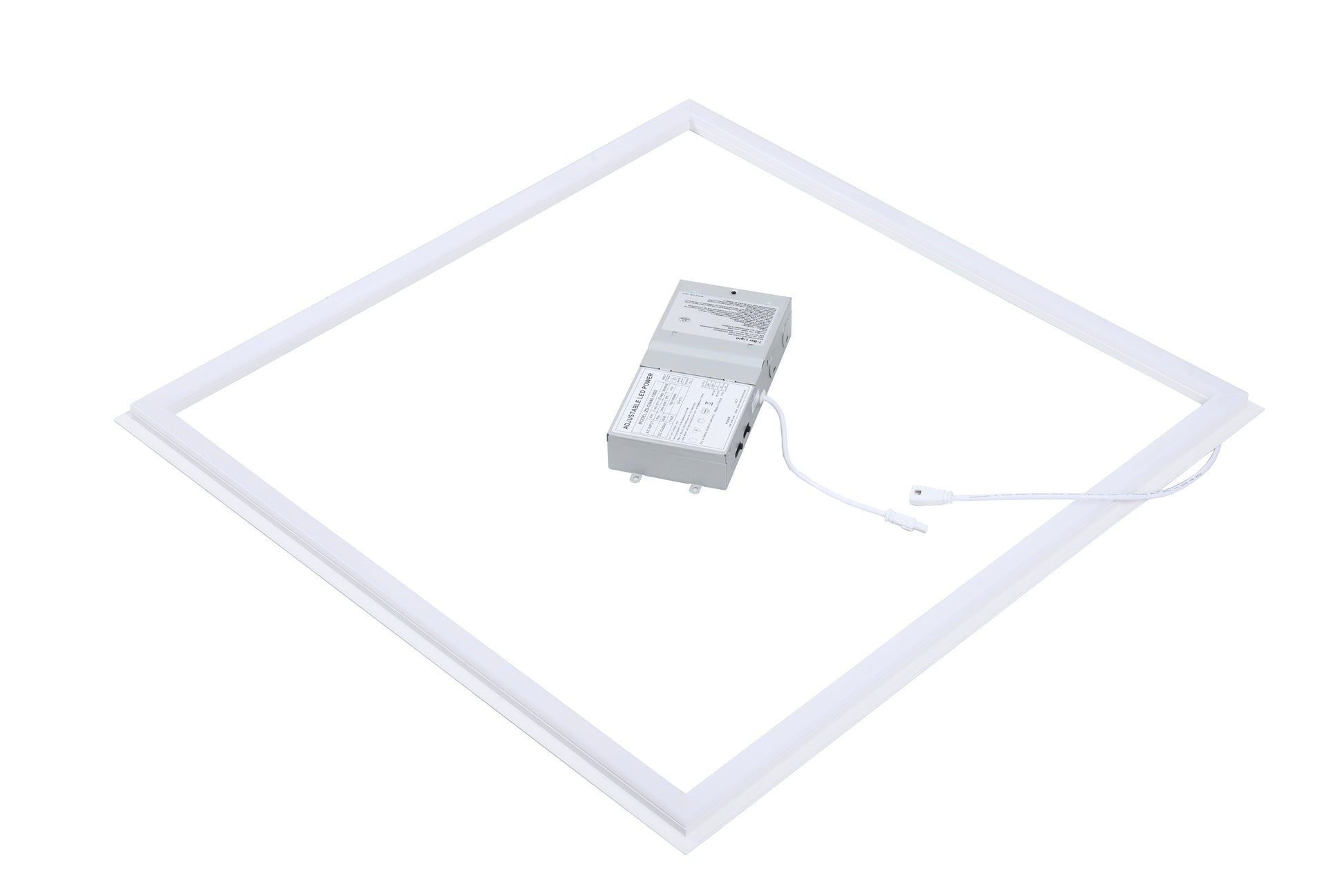 2x2 LED Frame Light – Power & Color Switchable (20W/30W/40W), 3000K/3500K/4000K/5000K/6500K, 120-277V, Dimmable, IP40, Recessed/Suspended Installation - Lumens Depot