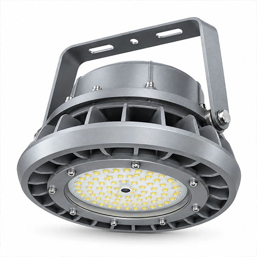 80W LED Explosion Proof Round High Bay Light, B Series, 5000K, 10800 Lumens, 100-277 VAC
