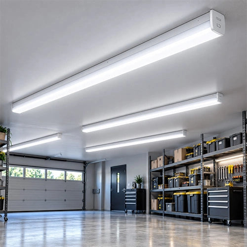 8ft LED Low Bay Strip Light, 65W/75W/90W and CCT 3500K/4000K/5000K, 11,700 Lumens