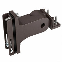 Adjustable Square & Round Pole Mount Ver2 – Dark Bronze - Universal Tilt Bracket for XALH LED Area Lights