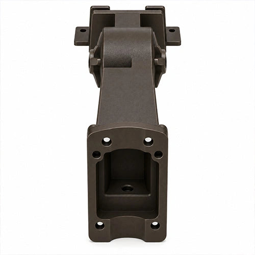 Adjustable Square & Round Pole Mount Ver2 – Dark Bronze - Universal Tilt Bracket for ALH LED Area Lights
