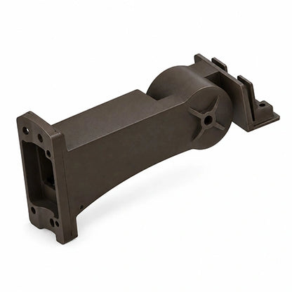 Adjustable Square & Round Pole Mount Ver2 – Dark Bronze - Universal Tilt Bracket for ALH LED Area Lights