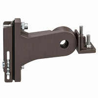 Adjustable Square & Round Pole Mount Ver2 – Dark Bronze - Universal Tilt Bracket for XALH LED Area Lights
