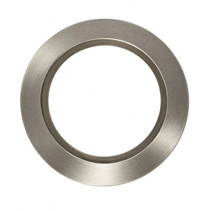 Brushed Nickel Goof Ring - 4.5″ Diameter for 3-Inch Round LED Gimbal Recessed Light