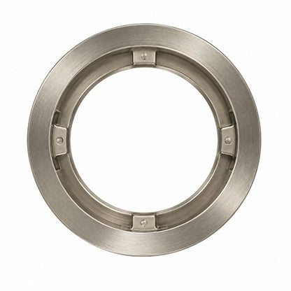 Brushed Nickel Goof Ring - 4.5″ Diameter for 3-Inch Round LED Gimbal Recessed Light