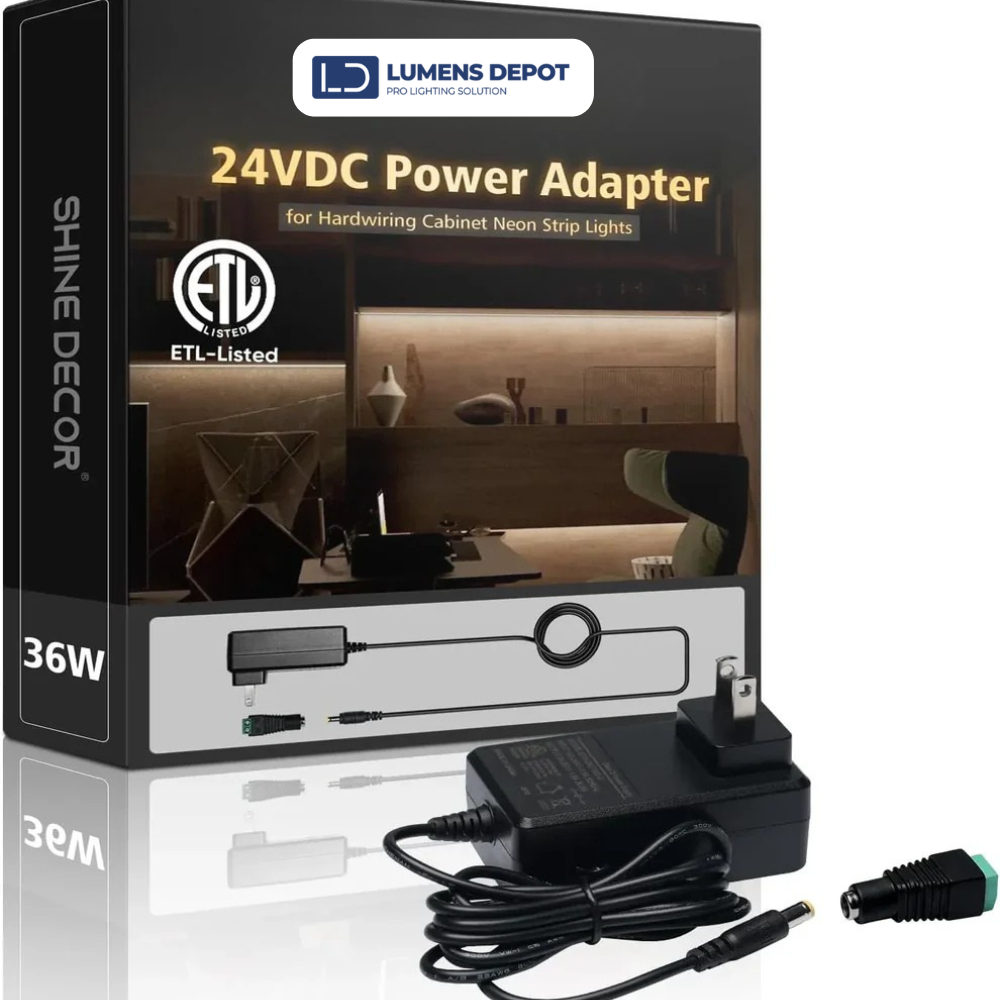 Power Supply 36W for Under Cabinet Led Lights - Lumens Depot