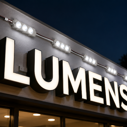 LED Signage Modules, 3W, 10000K, 300 Lumens, 110 VAC