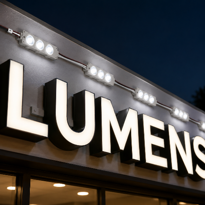 LED Signage Modules, 3W, 10000K, 300 Lumens, 110 VAC