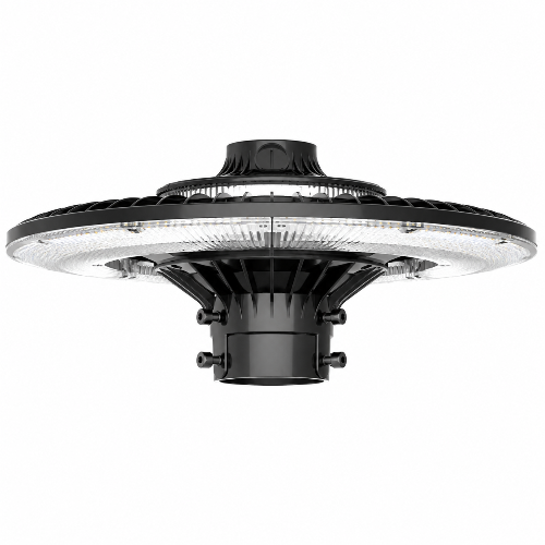 80W LED Post Top Light, 5000K, 100-277 VAC, 11200 Lumens, Built-in Photocell