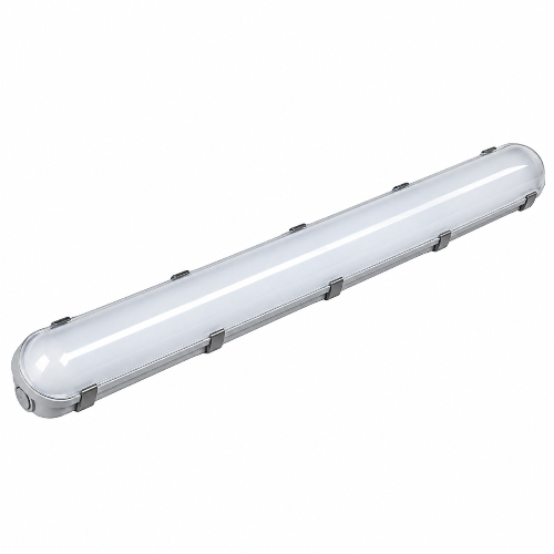 4ft LED Vapor Tight Fixture, Selectable 34/38/45W and CCT, 120-277 VAC, 5,850 Lumens
